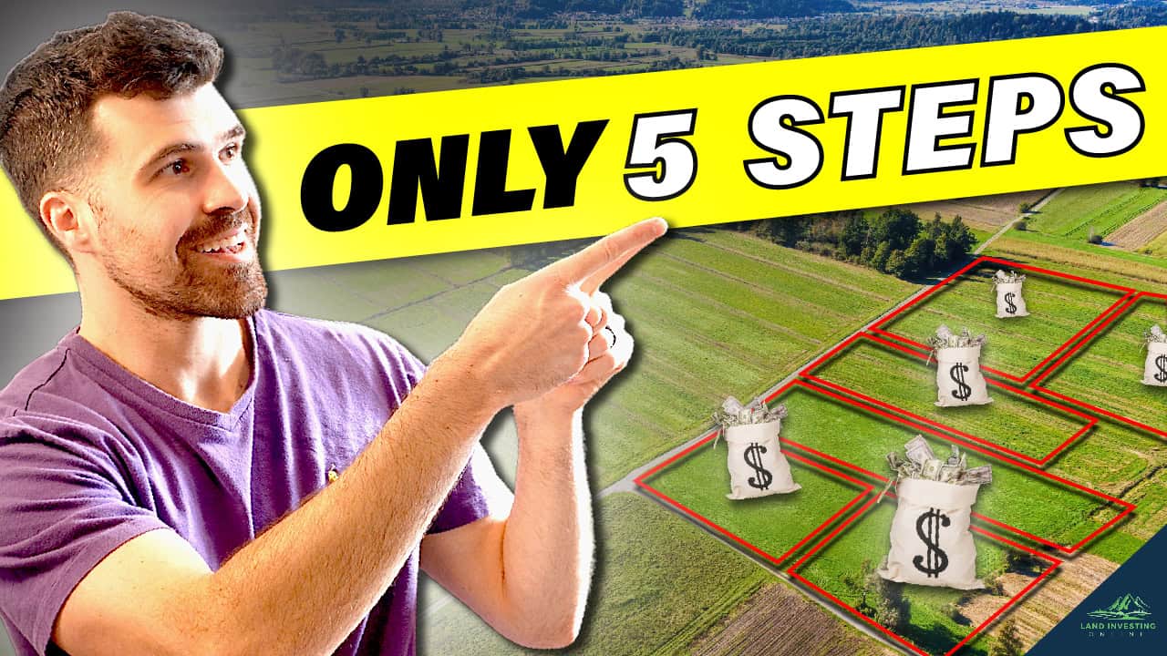 How To Make $100,000 by Subdividing Land (5 STEPS)