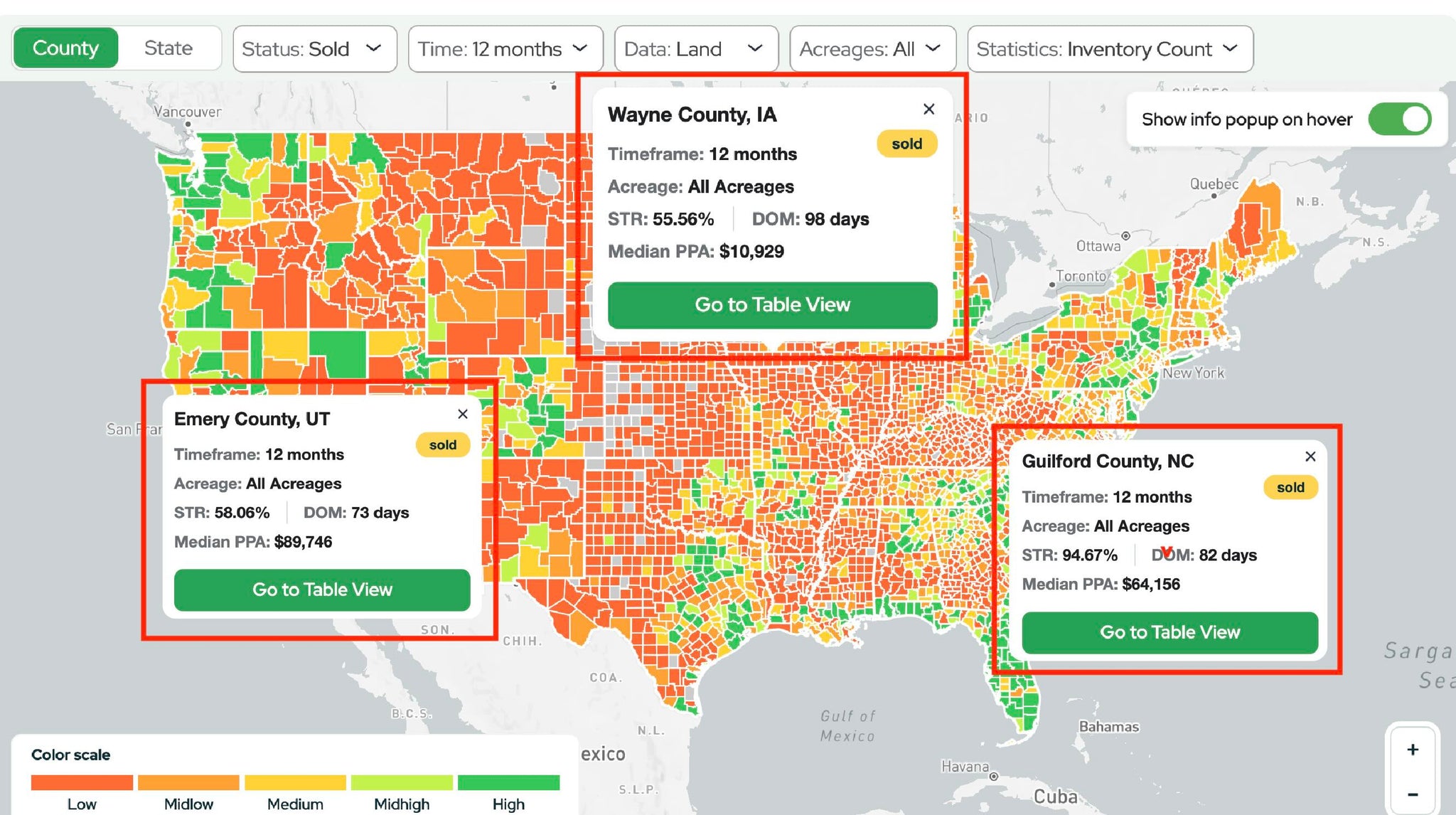 Market Research for Land Flipping: Find Hot Counties Fast
