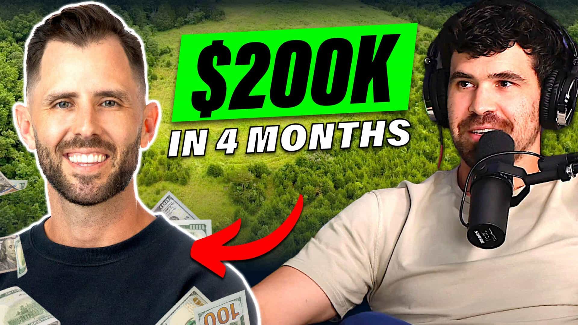 Chad's Journey to Making 6 Figures In His First 4 Months Land Flipping