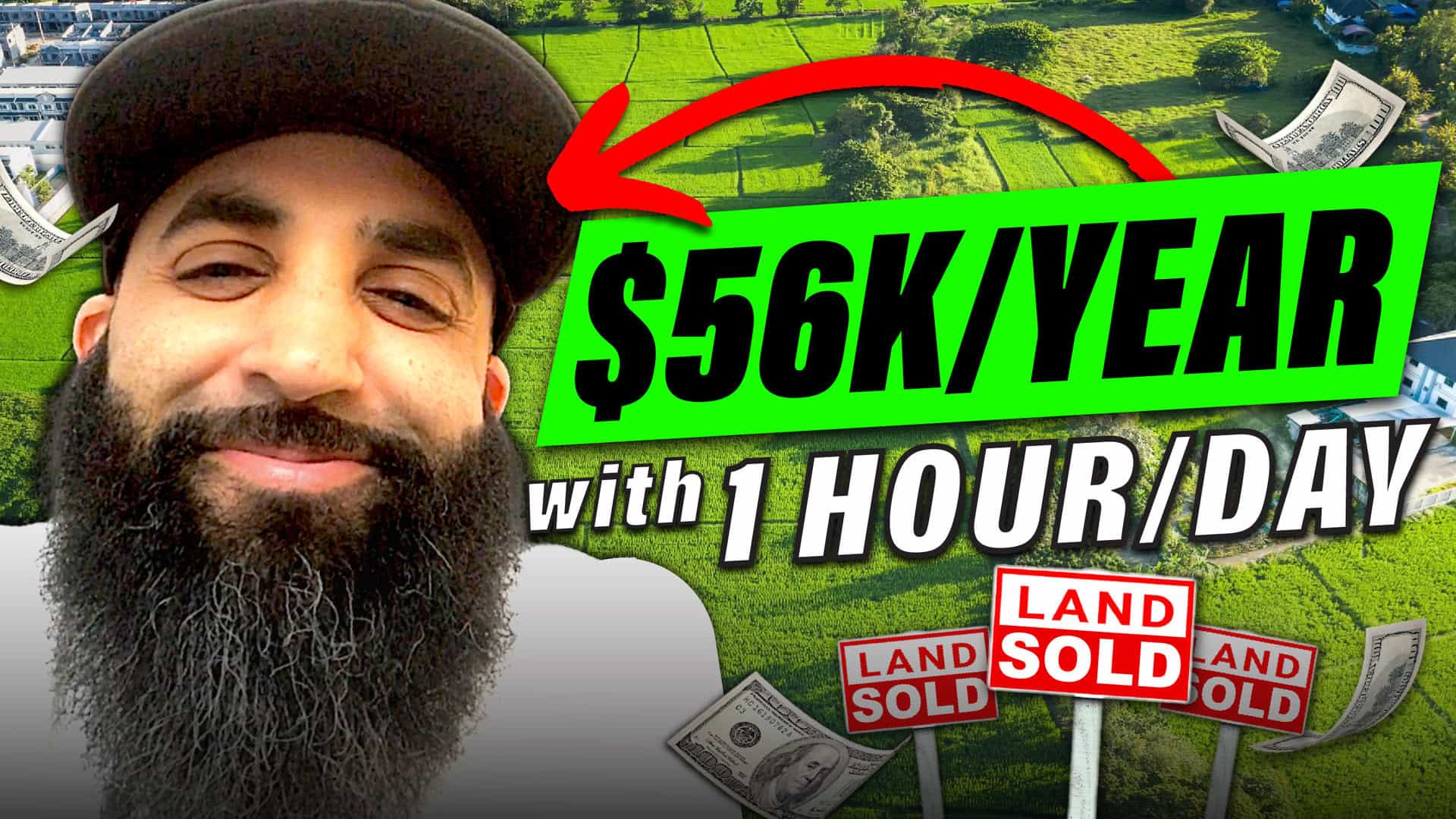 He Earned $56K Flipping Land While Working PART-TIME (Here's How)